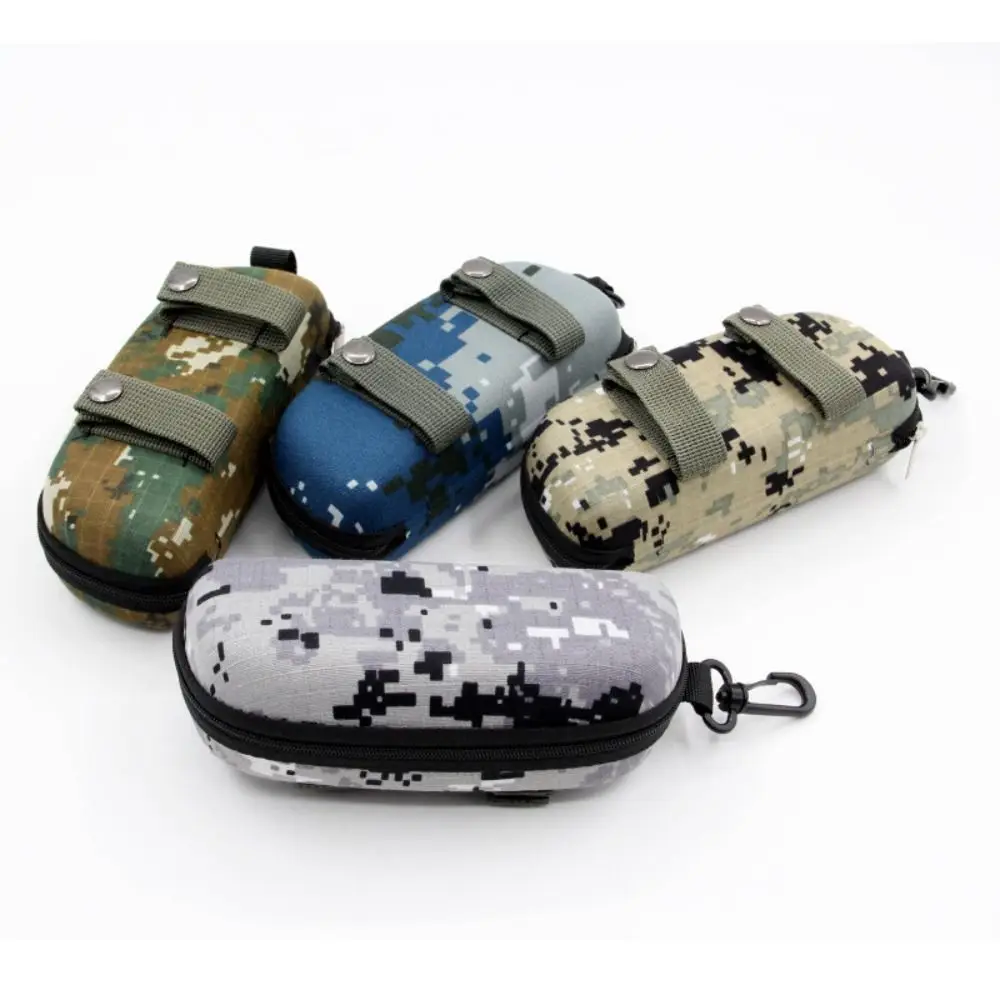 

Camouflage Camping Hiking Zipper Glasses Case Sunglasses Organizer Eyewear Holder with Buckle Sunglasses Storage Box
