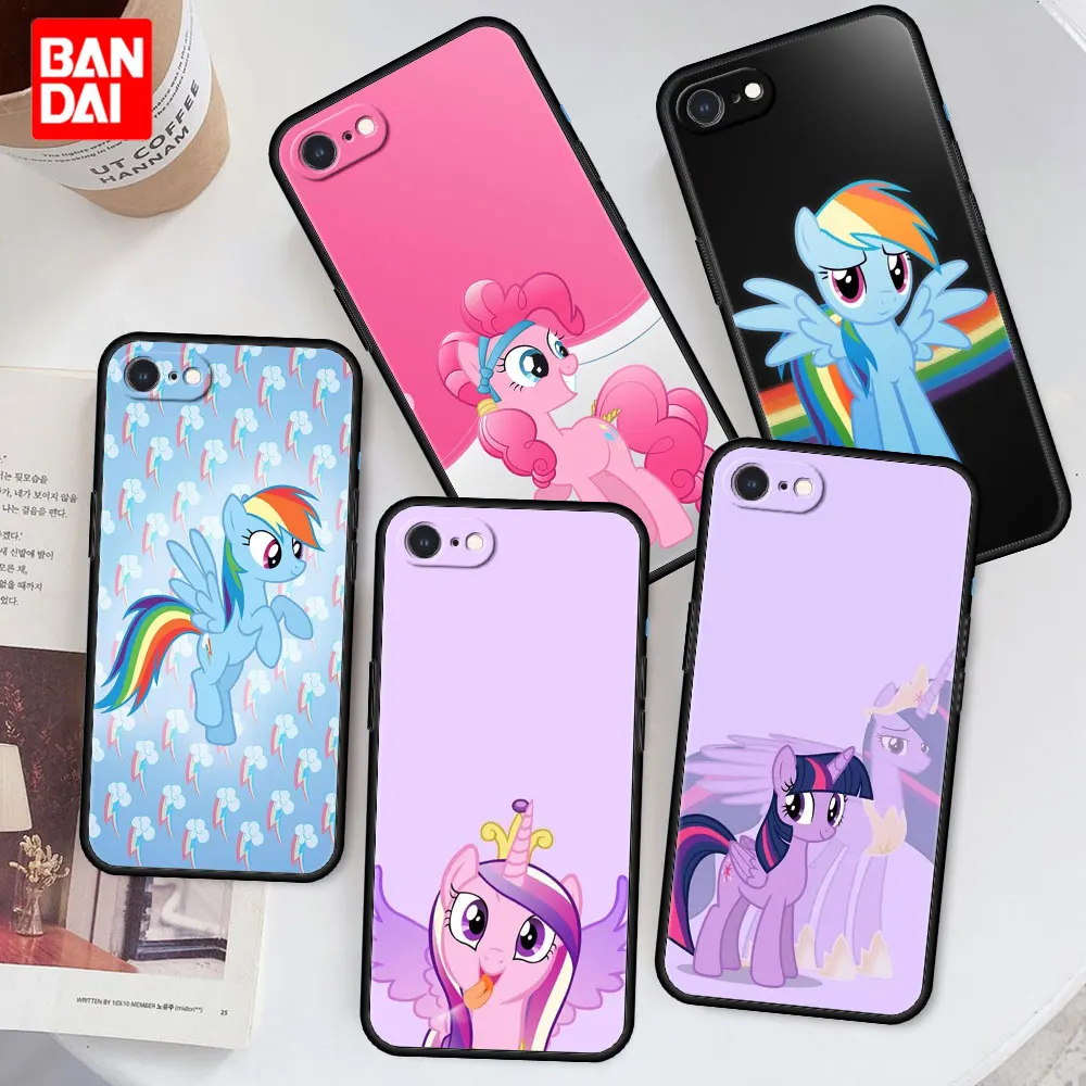

Cartoon My Little Pony Phone Case for Apple iPhone 8 7 6 6s Plus X XS Max XR Se 2020 7plus 8plus Xsmax Shell Bag Soft