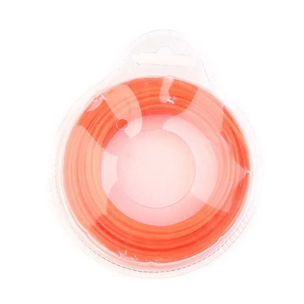 Триммерная леска проволока для садового триммера 15 м * 2 мм нейлоновая уличная