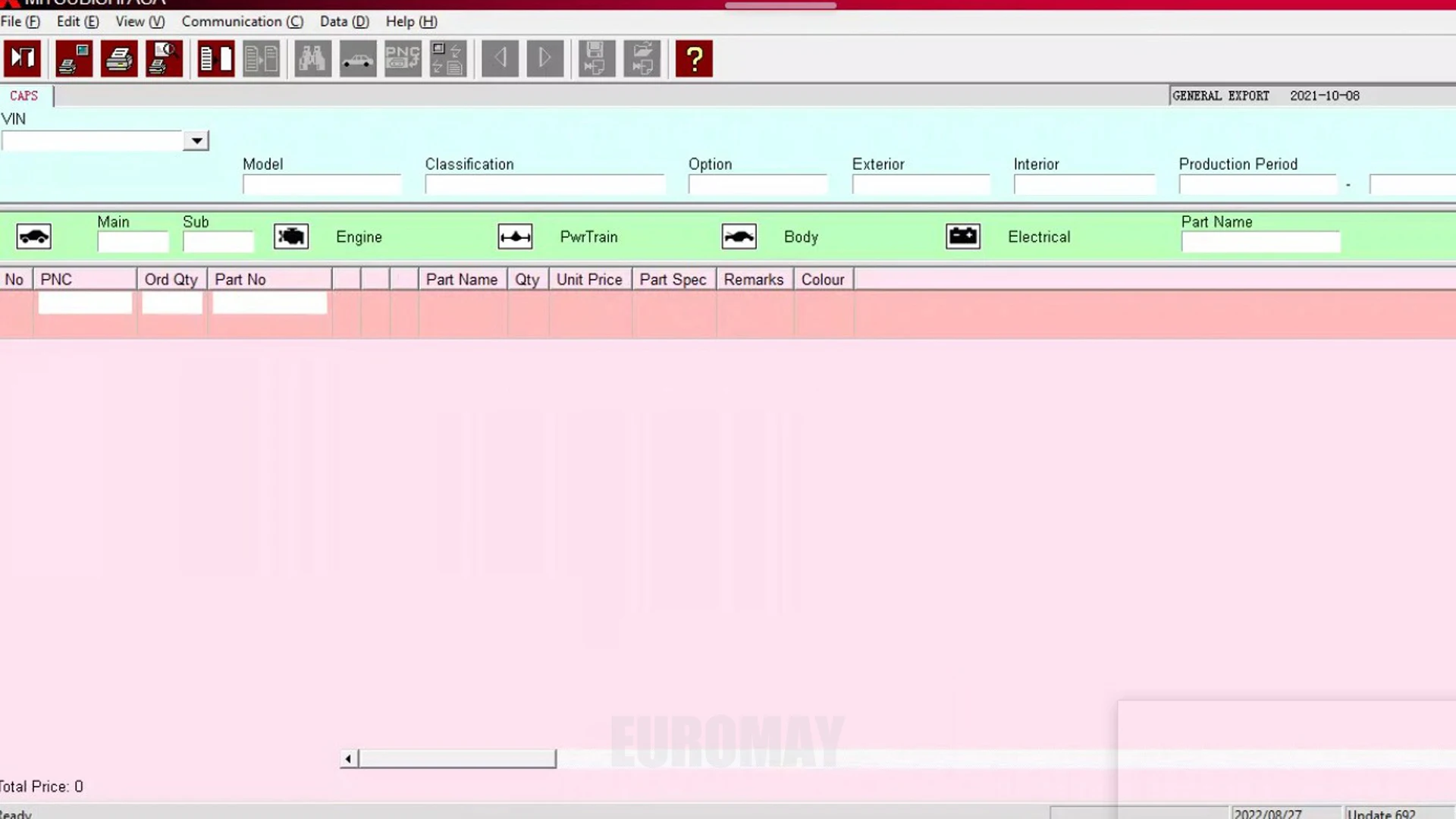 2022,07 MITSUBISHI ASA полный комплект электронных запчастей для автомобилей Mitsubishi