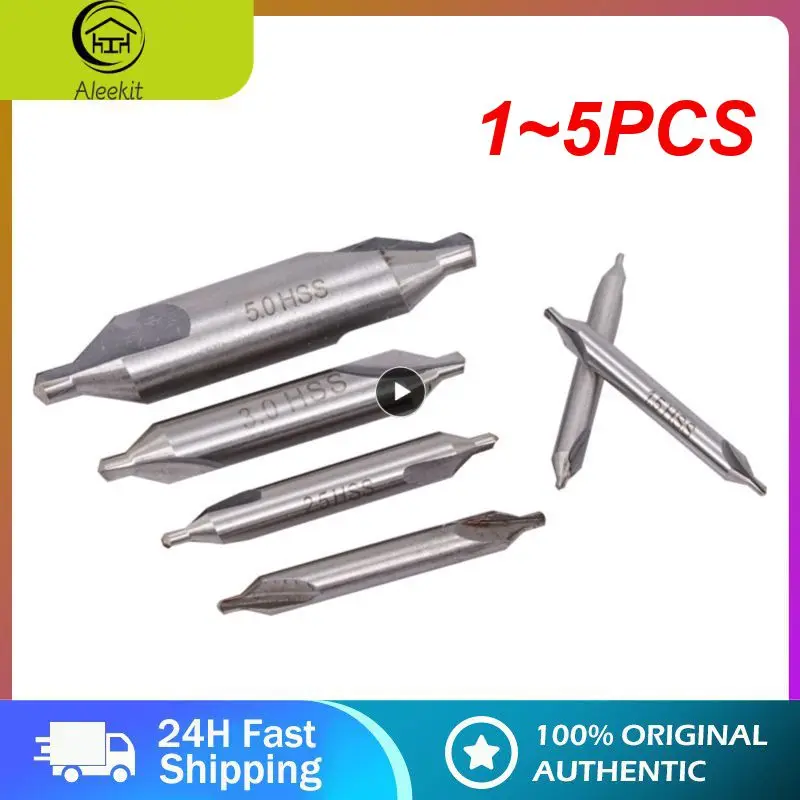 

1 ~ 5 шт. 5/3/2.5/2/1.5/1/1 мм HSS комбинированное центральное сверло с двойной головкой зенкер фреза снасть инструмент для