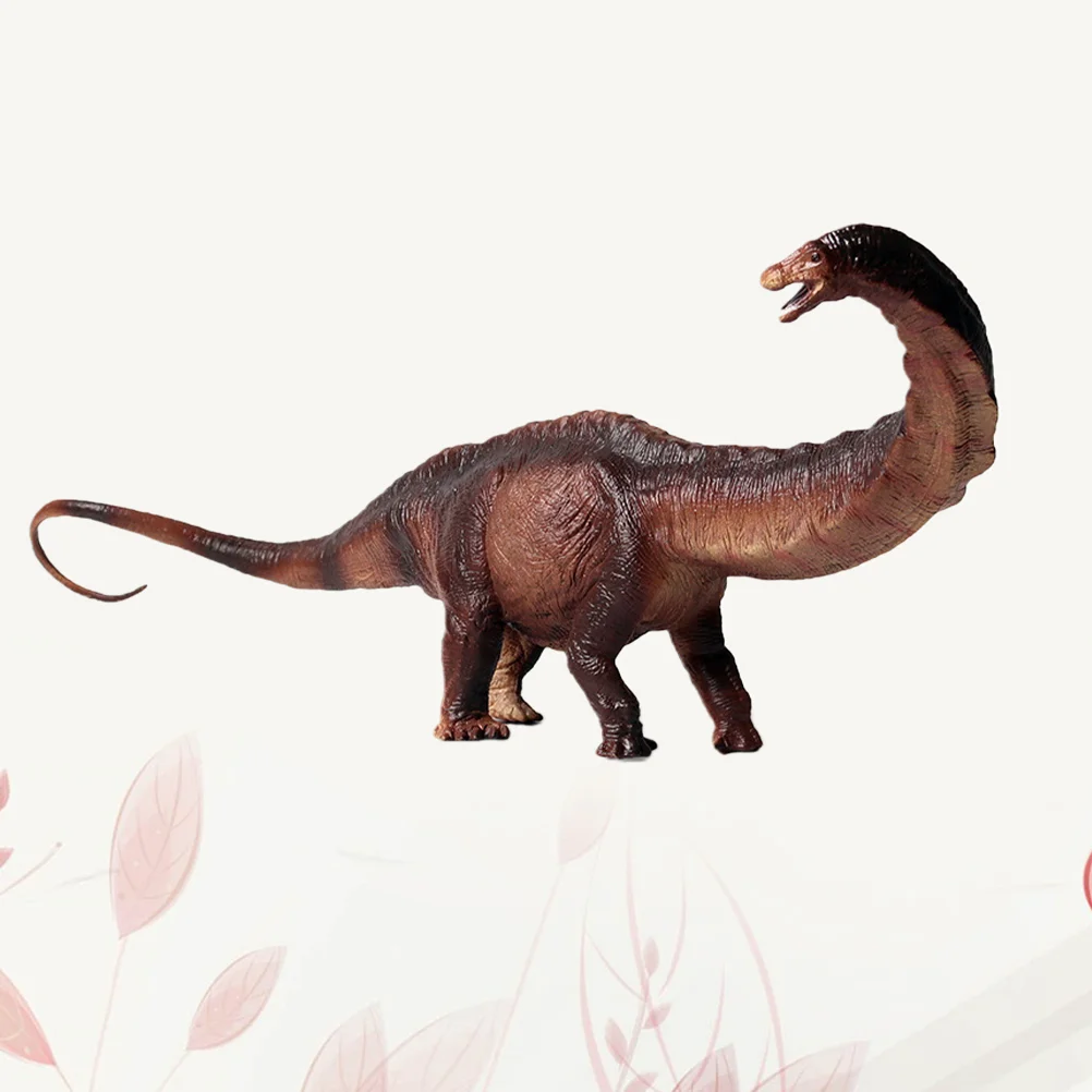 Educational Dinosaur Model Ornament for Room Decoration Solid Simulated Apatosaurus