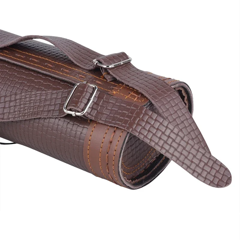 Портативный задний подвесной коричневый лук из воловьей кожи охотничий колчан