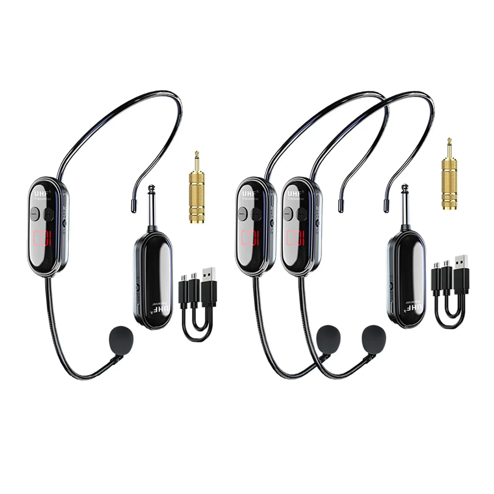 

Ручная гарнитура с микрофоном, беспроводной многофункциональный усилитель громкости микрофона, Диапазон действия 50 м, для голосового усил...