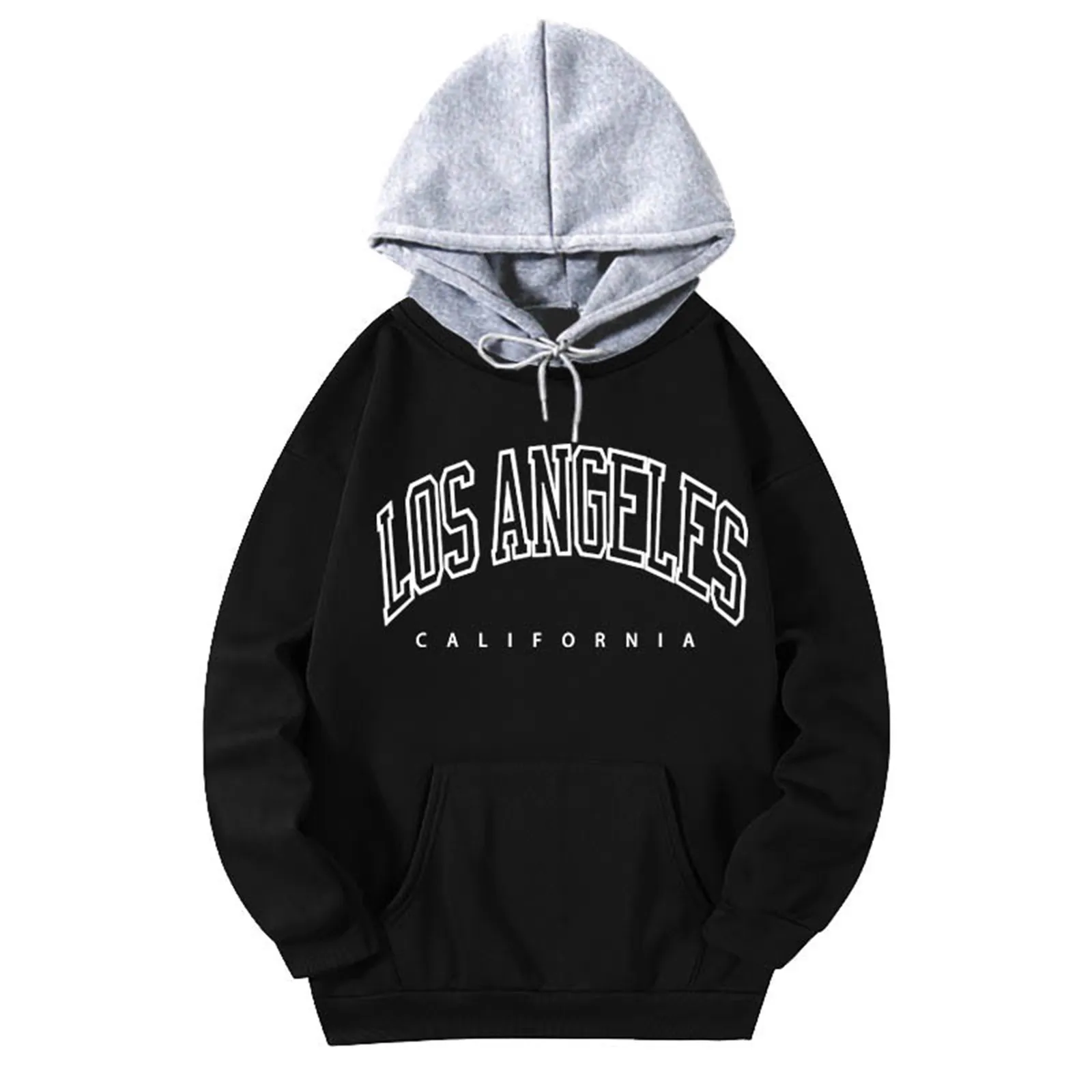 

Womens Sweatshirt Letter Print Long Sleeve Hoodie Light Weight Hooded Womens Sweatshirt Pullover Lightweight Hoodies Women