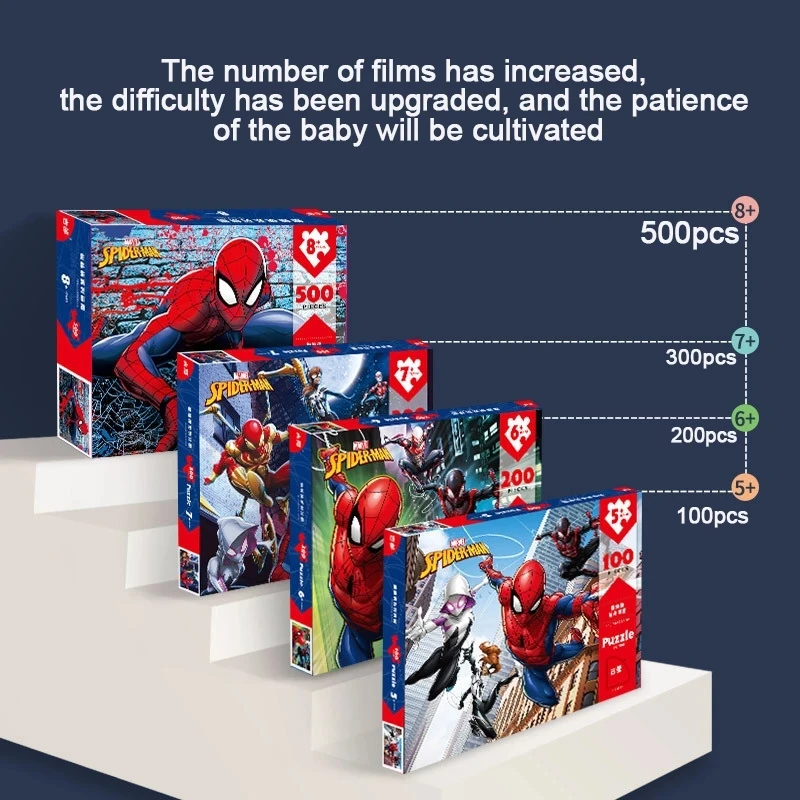 Пазл из бумаги мстители Человек-паук |