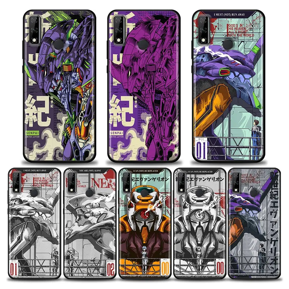 

EVA Anime For Huawei Mate 10 20 Lite 40 Pro Cases Soft TPU Cover Neon Genesis Evangelion Phone Case For Huawei Y6 Y7 Y9 2019 Y8s