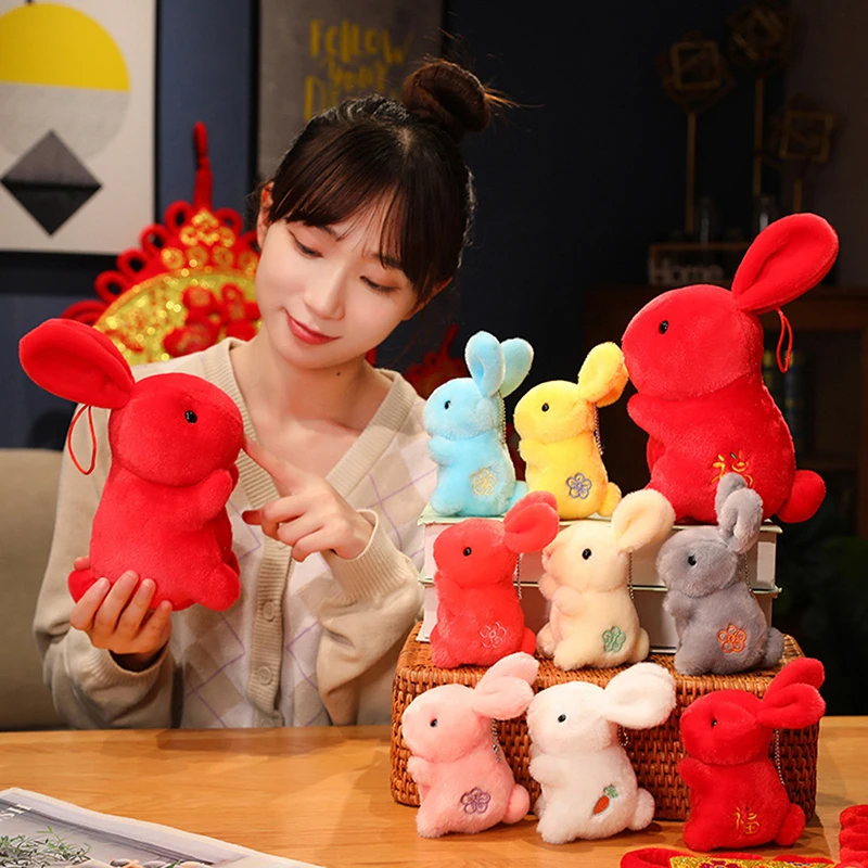 

Игрушка плюшевая в виде кролика, 12 см