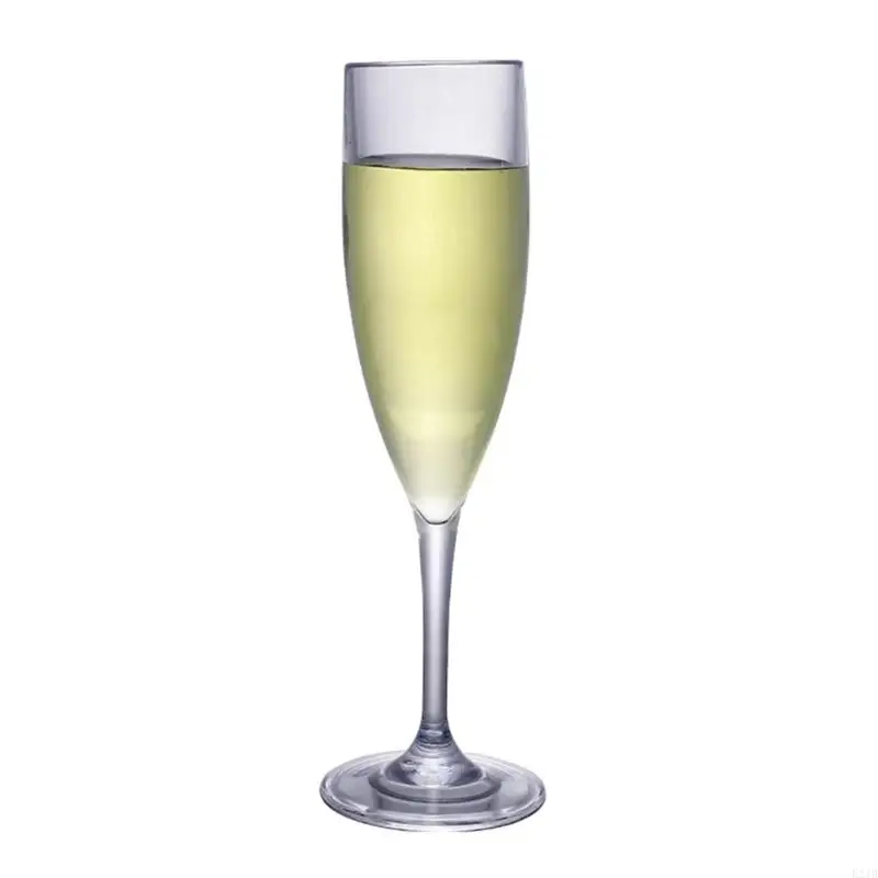 Фото E21B Shatterprensy Wine Hanse Нерушимый акриловый кубок с шампанским для вечеринки с прозрачным жареным бокалом пив №3