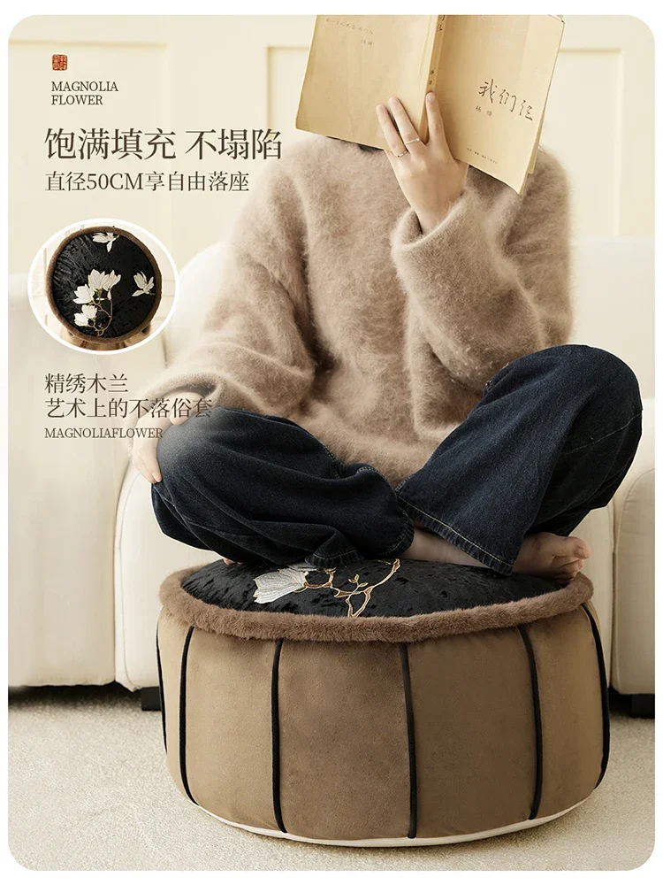 Сидячие на гостиной татами-коврики китайские подушки эркеры балконы полы для