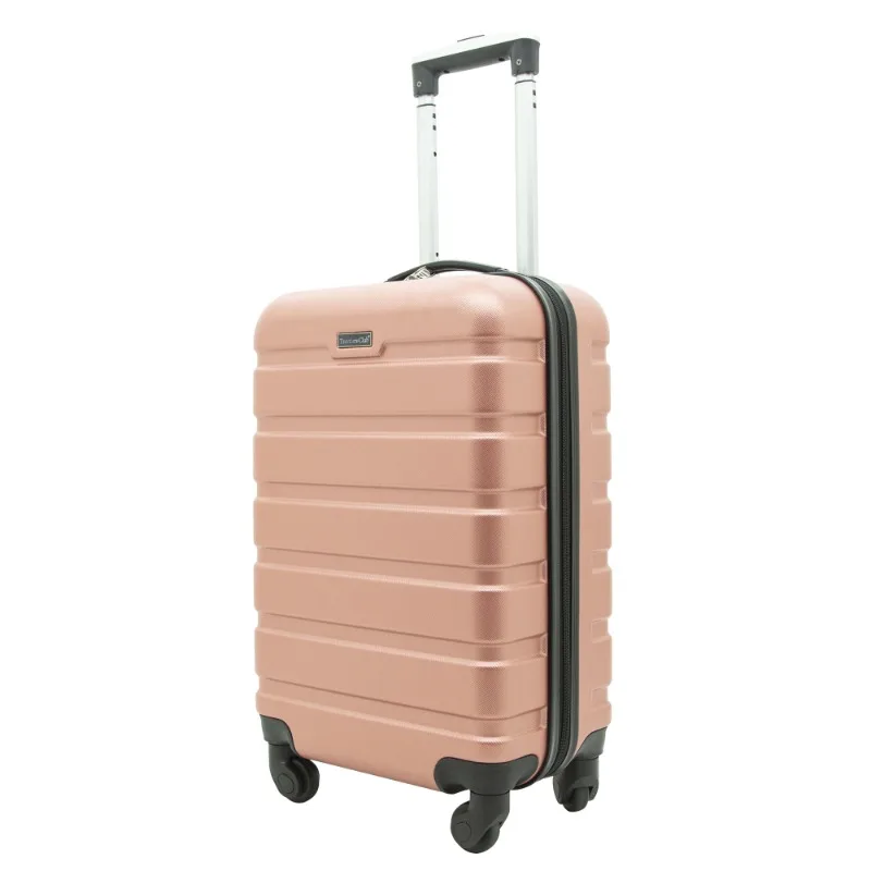 

20" Hard Side Rolling Carry-on Travel Luggage - Rose Gold