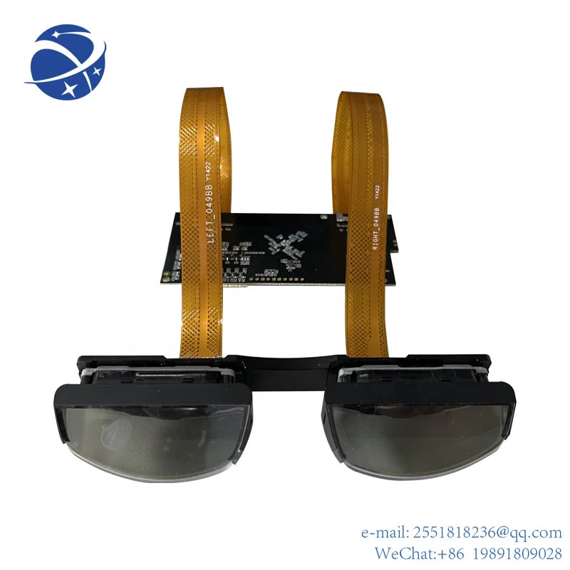 

YYHC 0.49 inch 1920x1080 FOV 43 AR birdbath optical lens optical module with micro display for Rokid augmented reality glasses