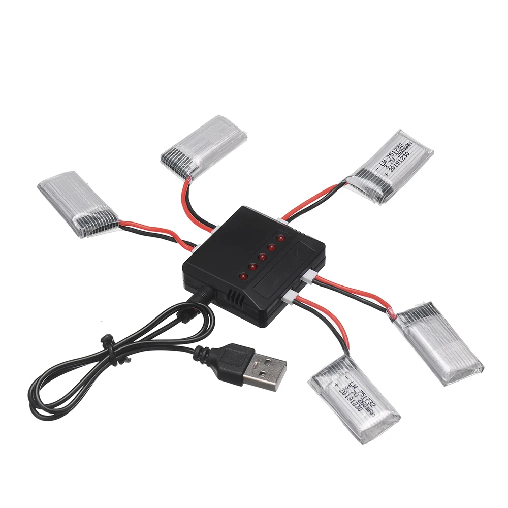 3.7v 260mah lipo battery for eachine h8 jjrc h2 h 48 h8mini rc drone helicopter with spare parts | RC Quadcopter