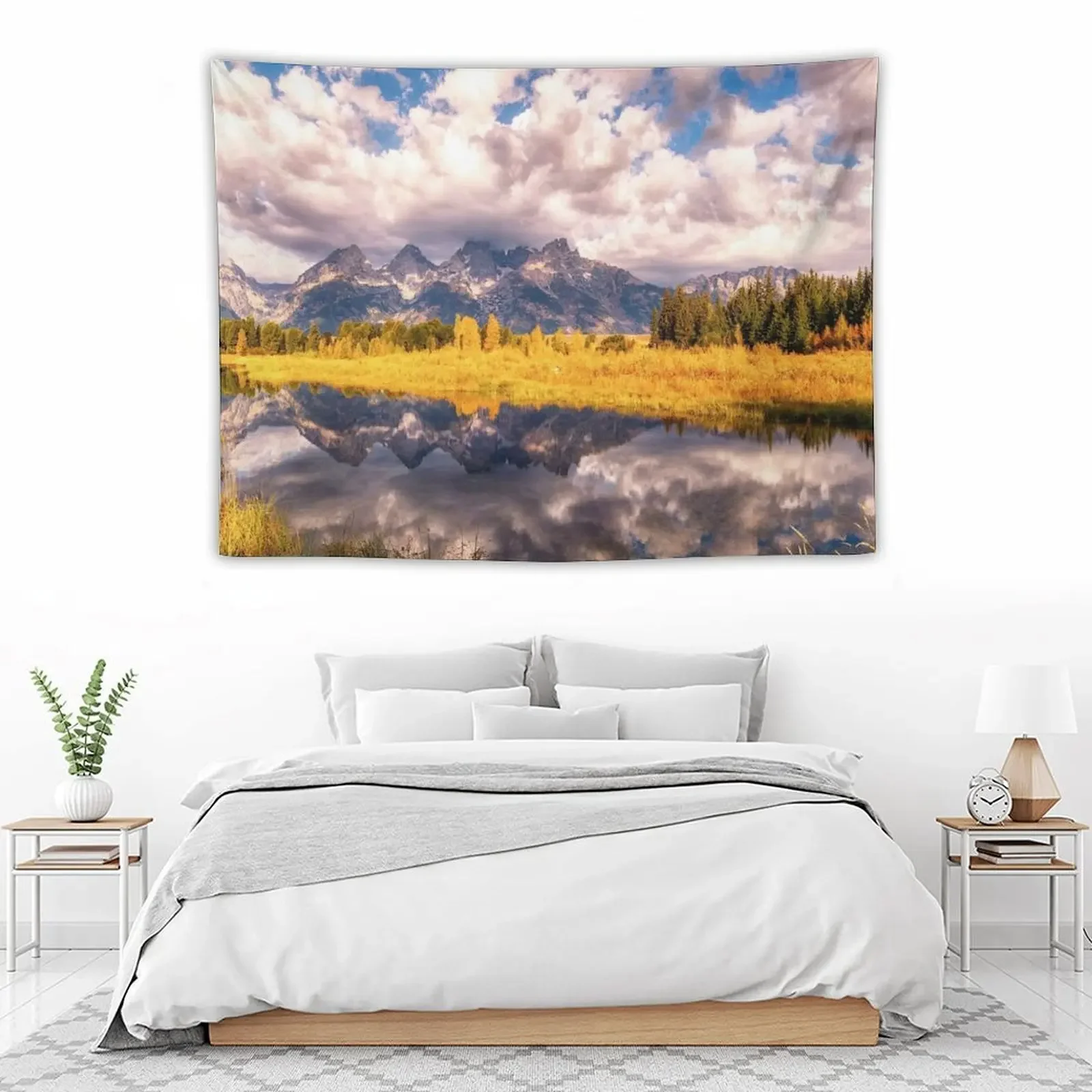 Гобелен The Grand Tetons рассеивающийся на стену Настенный декор настенный гобелен