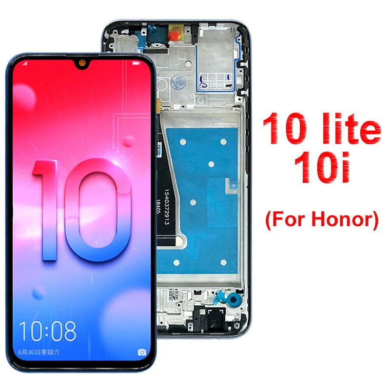 

Новый ЖК-дисплей 6,21 дюйма для Huawei Honor 10i, сенсорный экран с дигитайзером в сборе, дисплей для Honor 10 Lite, сменный ЖК-дисплей с рамкой