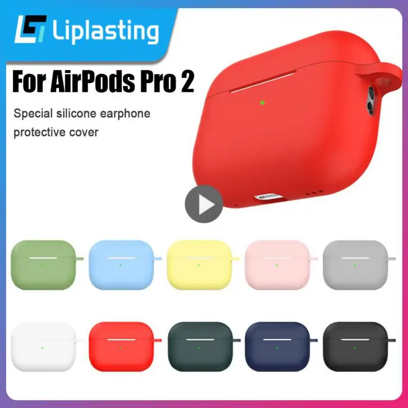 

Earphone Protective Cover Anti-lost Silicone Case For Airpods 2 Earphone Protective Case Rope Lanyard