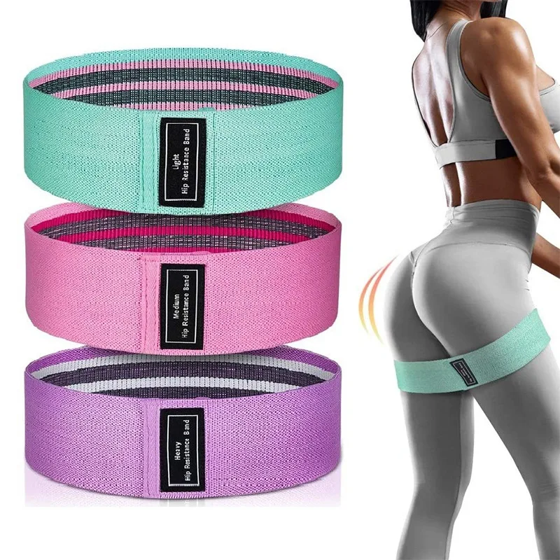 

Fitness Resistance Band Elastic Yoga Rubber Bands Buttocks Expansion Fitness Bands Gym Home Workout Exercise Sport Equipment