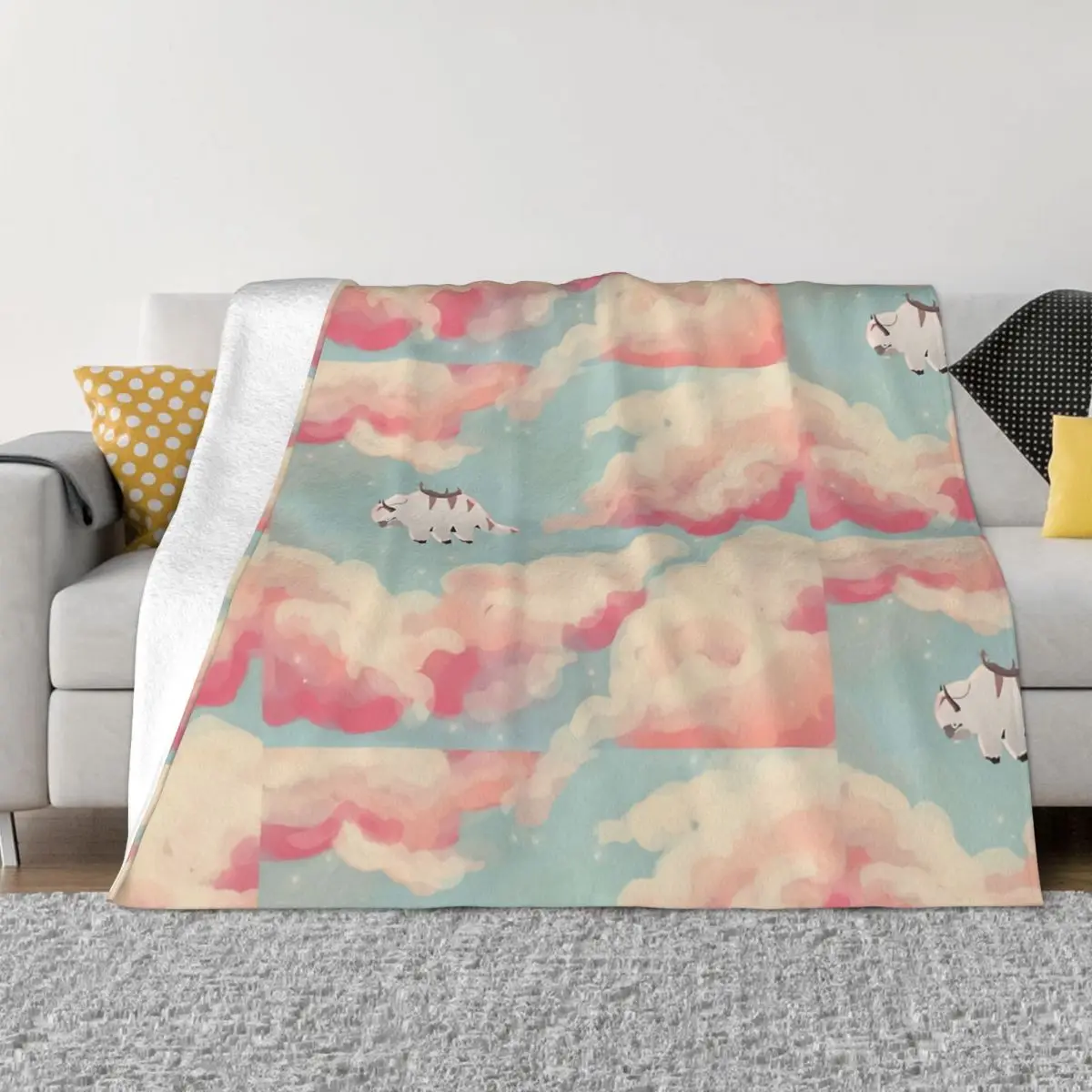 

Одеяло, Фланелевое украшение Dreamy Appa, переносное домашнее покрывало