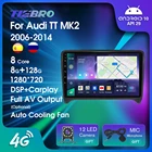 Автомагнитола Tiebro IPS 1280*720P Android 10 для Audi TT MK2 8J 2006-2014 стерео Мультимедийный плеер авторадио разделение три экрана 9 дюймов