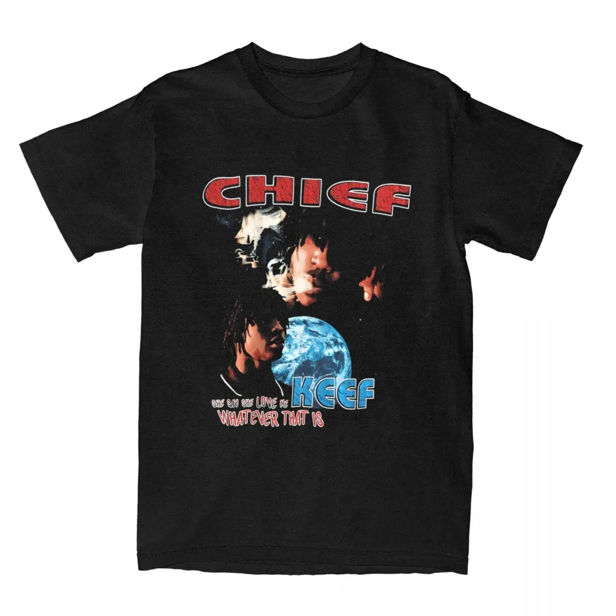 Men Women Hip Hop Chief Keef Rapper T Shirts Merch 100% Cotton Clothing Vintage Short Sleeve Tee Shirt Gift Idea Shirts