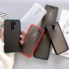 Противоударный армированный чехол для Xiaomi Redmi K20, Note 7, 8 Pro, мягкая силиконовая рамка из ТПУ, прозрачный Жесткий Поликарбонат, гибридный Цвет