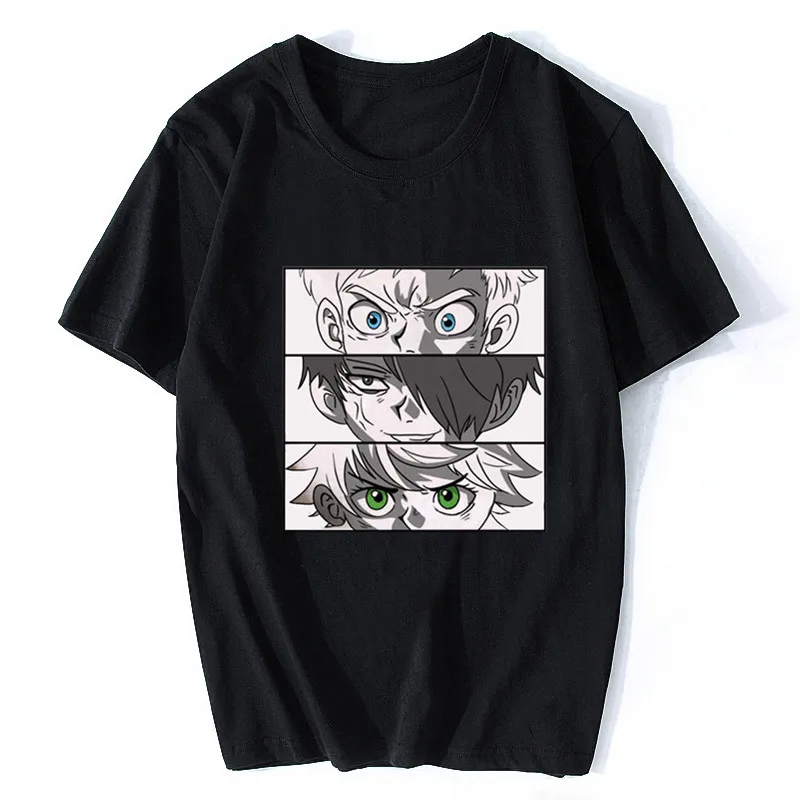 

Japan Anime The Promised Neverland Emma Norman Ray Summer T-shirt Women Men Graphic T Shirt Harajuku Oversized Tees TShirt