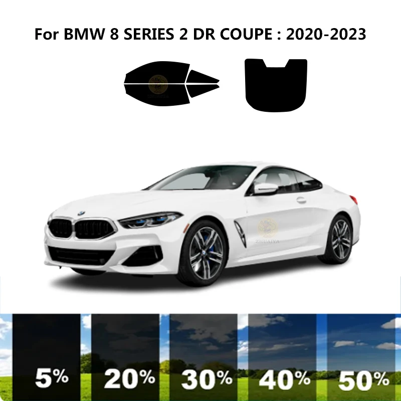 

Precut nanoceramics car UV Window Tint Kit Automotive Window Film For BMW 8 SERIES 2 DR COUPE 2020-2023