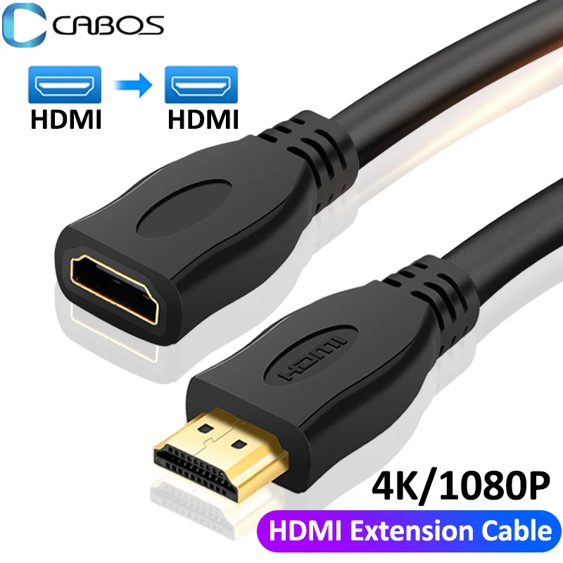 

4K HDMI-compatible Extension Cable 1080P HDMI Extender Cable Male to Female Connector Adapter For PS4 PC TV Box Laptop Projector