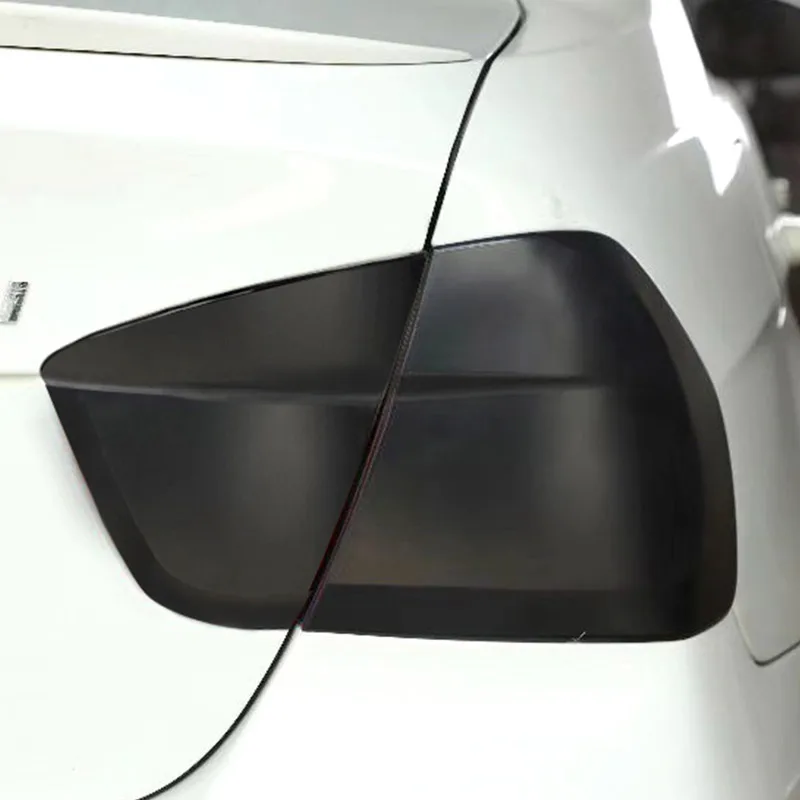 Фото Для BMW 3 серии E90 2005-2008 годов: затемненные черные накладки на задние фонари (стоп-сигналы, указатели поворота, фонари заднего хода) №3