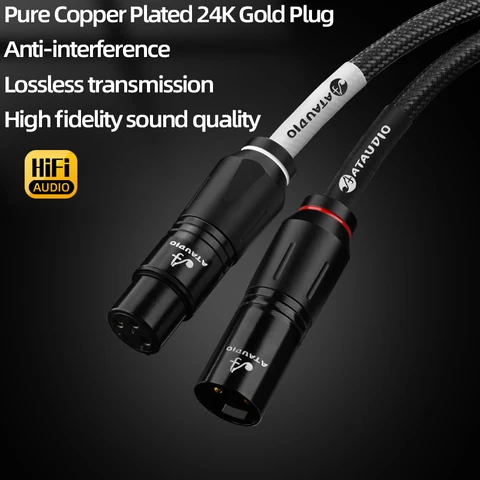ATAUDIO Аудиокабель XLR 6N OFC