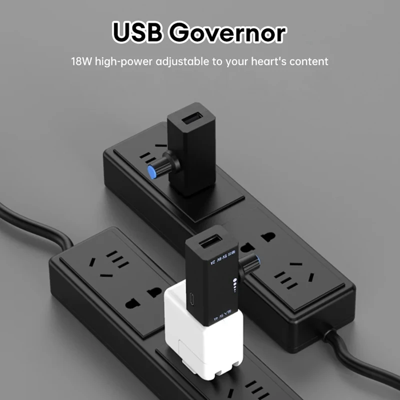18 Вт высокая мощность USB-регулятор скорости DC5V 4A регулируемый вентилятор-кулер