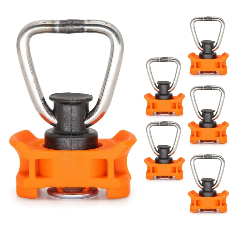 

Точки крепления авиационных рельсов из нержавеющей стали с возвратной пружиной для автодомов и кемперов, управление грузовыми