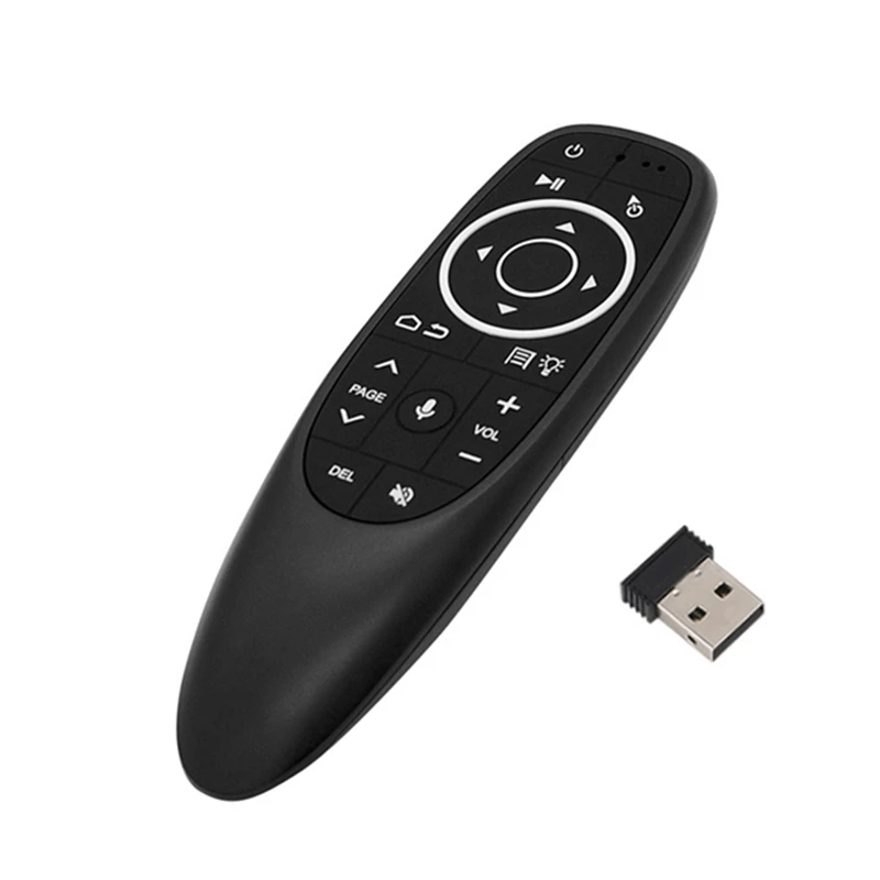 

G10S PRO Smart Voice Remote Control Gyroscope Wireless Air Mouse With Backlit For X96 H96 MAX T95Q TX6 Android TV Box