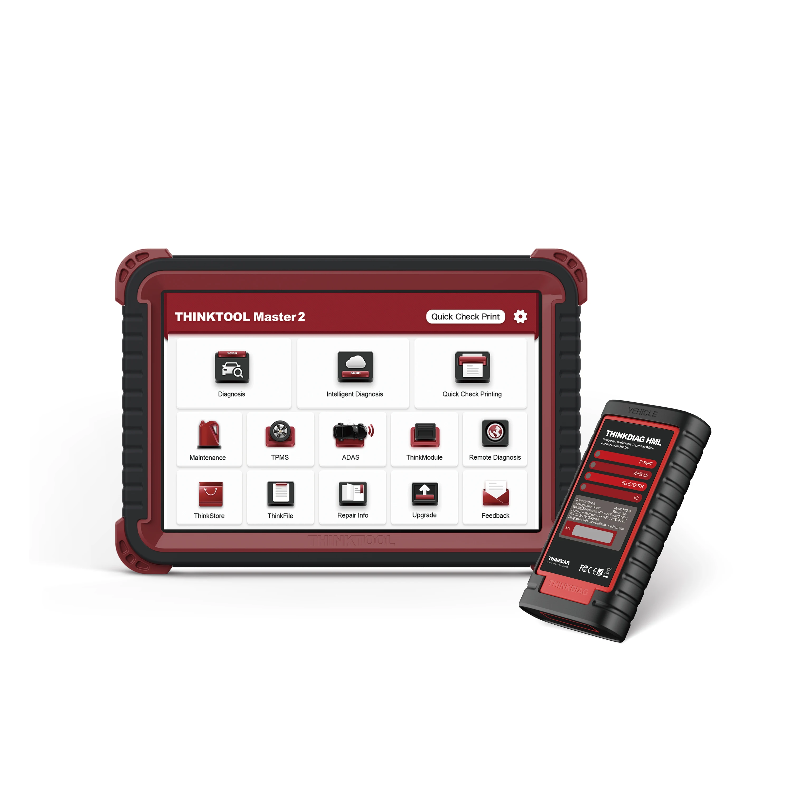 

THINKCAR THINKTOOL Master2 OBD2 Scanner Auto Diagnostic Tool Support On Line Programing Scanner Automotivo