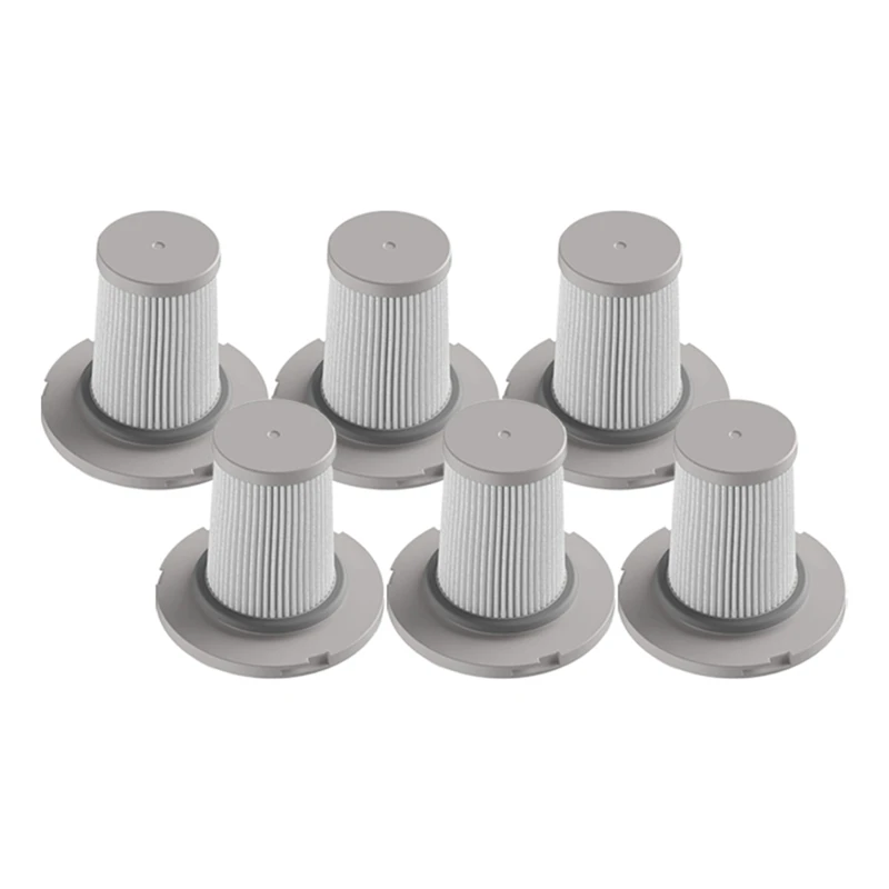 

6 Pcs For Rowenta ZR009005 HEPA Filter For X-Force Flex 8.60 Cordless Vacuum Cleaner Replacement Parts