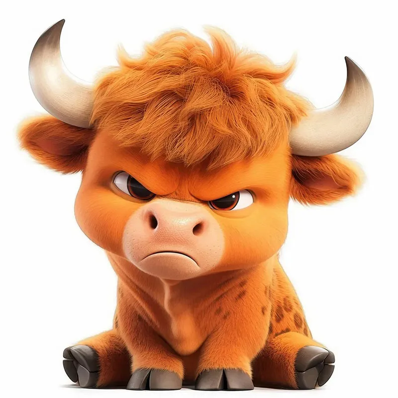 

Настенные наклейки Cute Grumpy Highland Cows