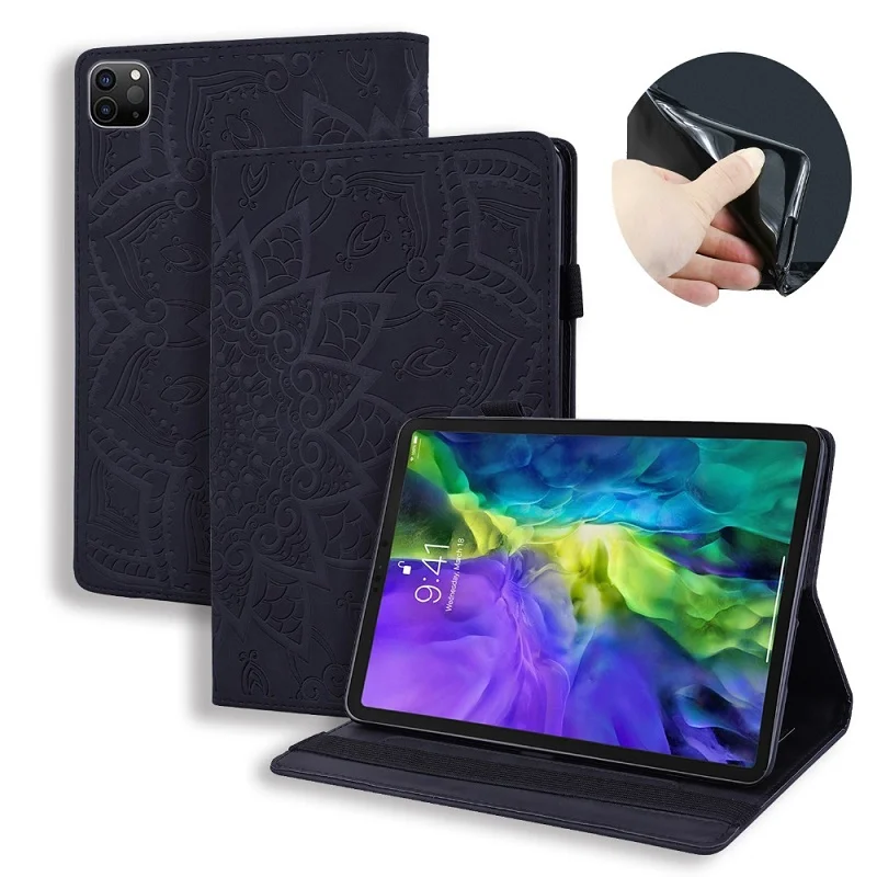 Чехол-накладка для iPad Pro 11 12 9 2021 A2461 из искусственной кожи складной с