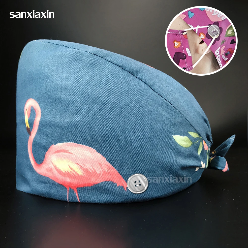 

Nurse Accessories Unisex Hospital Doctor Surgical Hats Dental Clinical Pharmacy Nurse Hat Pet Hospital Work Hat Scrubs Women Cap