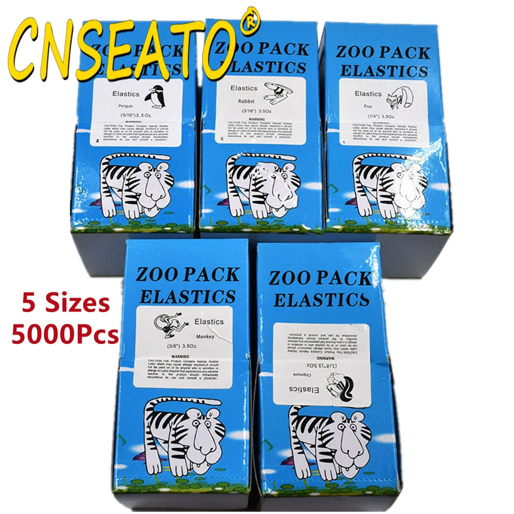 5000 шт. Стоматологические Ортодонтические эластичные резиновые ленты набор для
