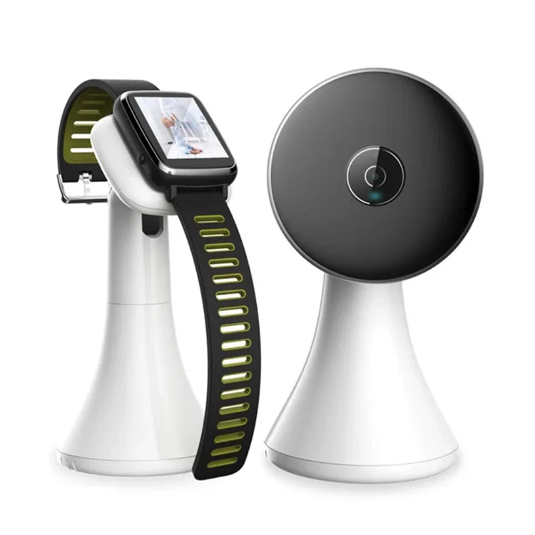 

Nanny Camera Cry Alarm Mic Night Vision Wireless Audio Video Baby Monitor Watch Look Wearable Smart Watch Baby Monitor VB606