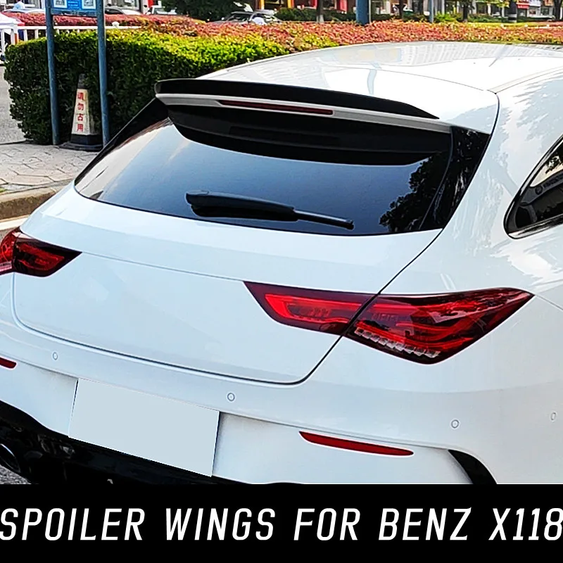Задний спойлер крышки багажника для Mercedes Benz CLA-Class X118 CLA200 260 35 45 AMG 2019 20 21 ABS