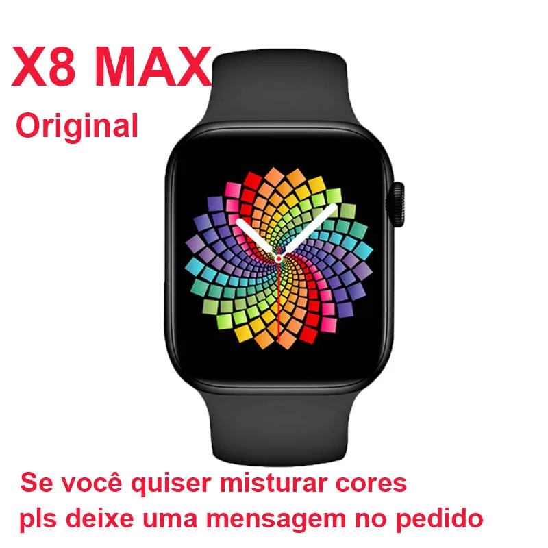 

Original X8 Max Smart watch Bluetooth Dial Call Fitness Bracelet 1.75 inch Heart Rate Sport SmartWatch Man Woman for IOS Pk X7