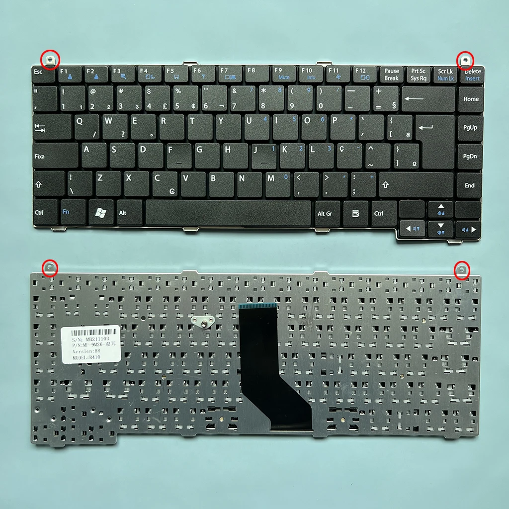 

R480 бразильская клавиатура для LG R400 R405 R410 P810 R480 R490 R460 RD410 ноутбука BR MB211103