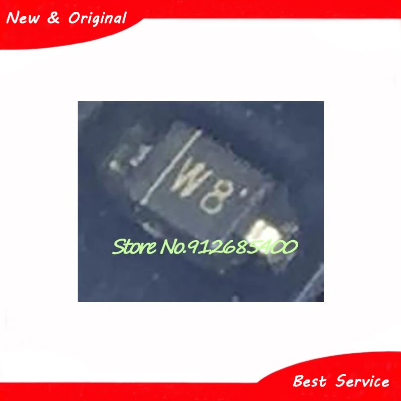 

10 Pcs/Lot BZT52C5V1S-7-F W8 SOD323 5.1V New and Original In Stock