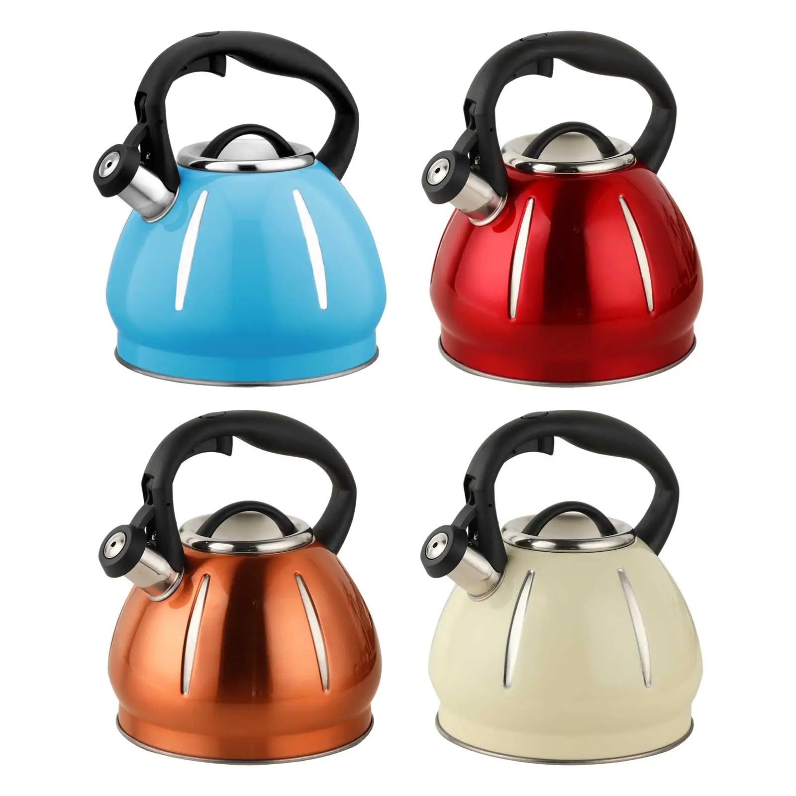 

Multifunctional Whistling Kettle Stainless Steel Coffee Kettle for Camping Picnic Hiking