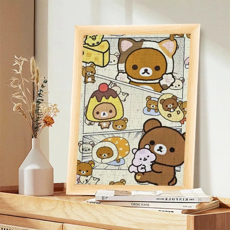 Фото Деревянная головоломка Rilakkuma: игрушка-антистресс, рекомендуемый подарок на день рождения для друзей №4