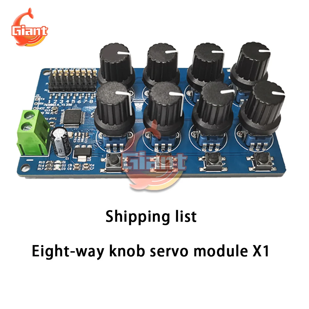 Сервопривод с поворотной ручкой 8 каналов устройство для проверки перегрузки по