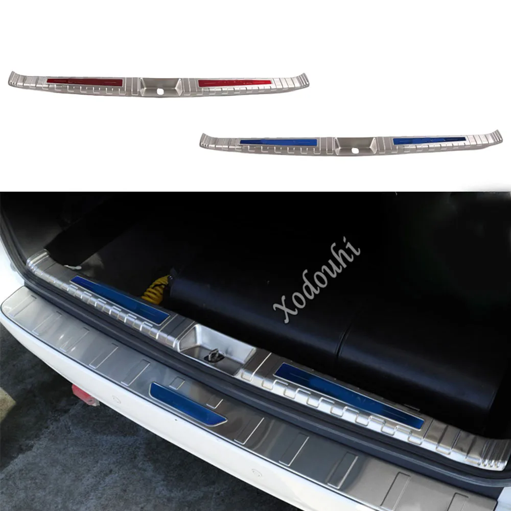 

Для Toyota Sienna 2015 2016 2017 2018 2019 2020 внутренняя отделка заднего бампера из нержавеющей стали Накладка на порог багажника Педальный Молдинг