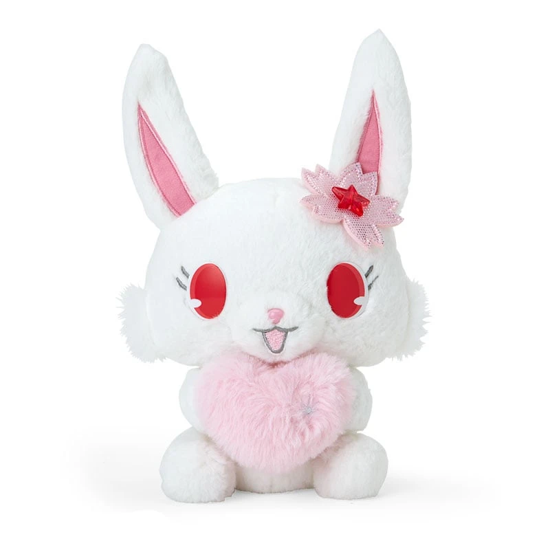 Фото Jewel Pet Рубиновая плюшевая игрушка Пушистая серия Kawaii Милая мягкая кукла Кролик Белый кролик Мягкие игрушки для девочек №1