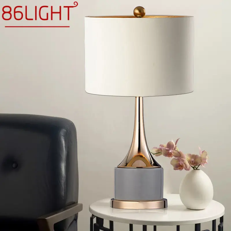 

86LIGHT Contemporary Vintage Table Lamp Creative LED Desk Light for Home Living Room Bedroom Bedside Decor